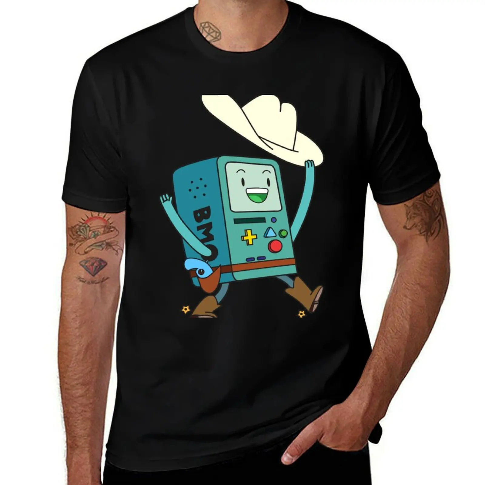 

BMO Cowboy T-Shirt t shirt man plain man t shirts for men casual