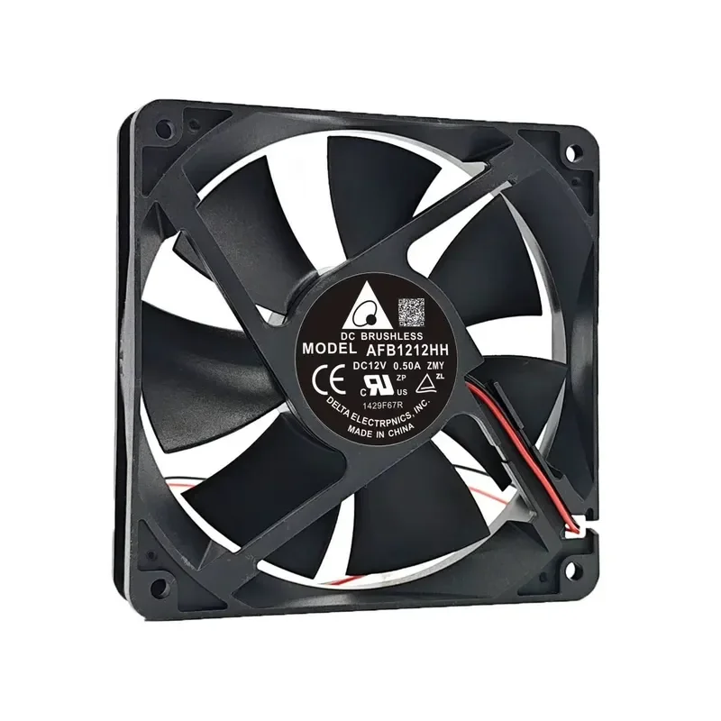 for Delta AFB1212HH 12025 12V 0.5A Genuine 4 Wire PWM Speed Regulating Cooling Fan