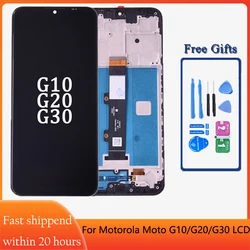 For Motorola Moto G10 G20 G30 LCD Display Touch Screen Digitizer For Moto G30 XT2128-1 XT2129-1 LCD Display Replacement