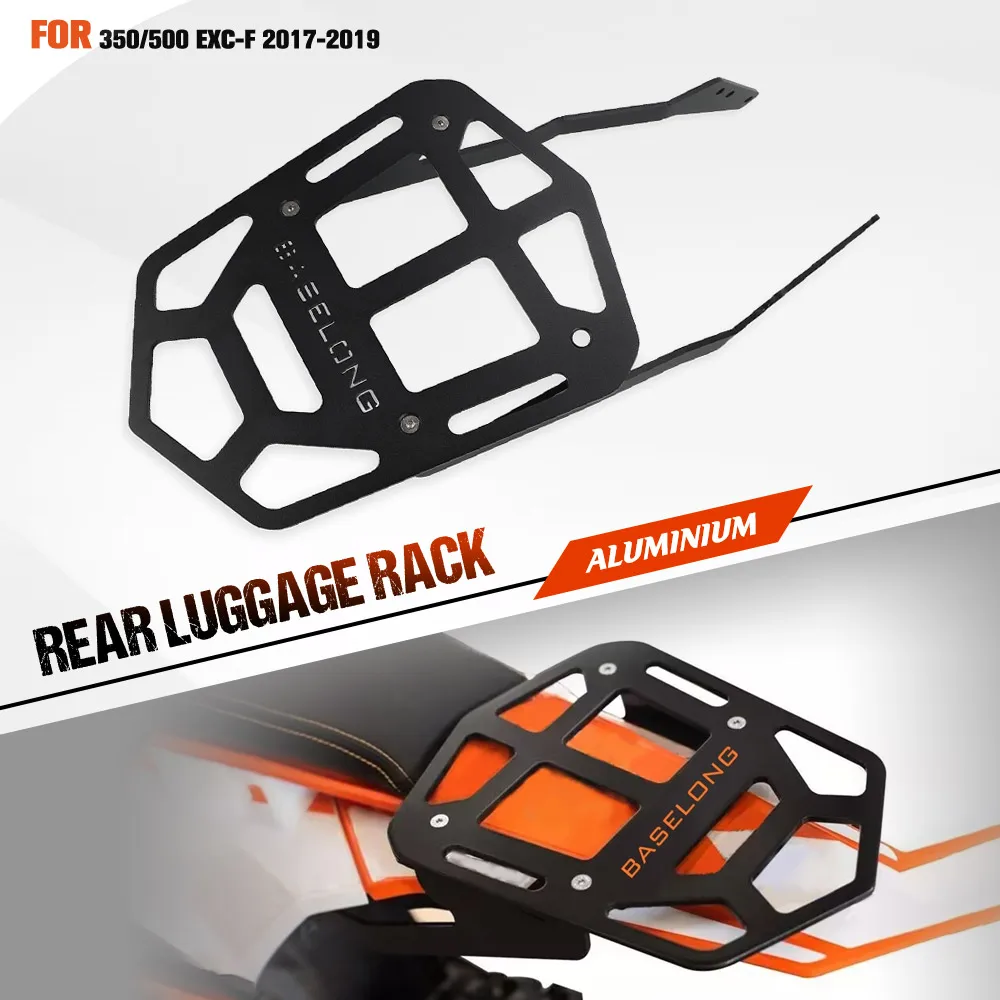 

350E XCF 500 EXCF Motorcycle Rear Luggage Rack Carrier Shelf Top Box Holder Support Bracket FOR 350/500 EXC-F 2017 2018 2019