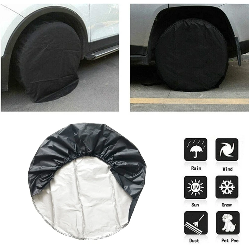 Spare Wheel Bag Waterproof-Sun 4 Season Protective Cover Tote Protector  for RV-Camper Trailer Car Styling Motorhome