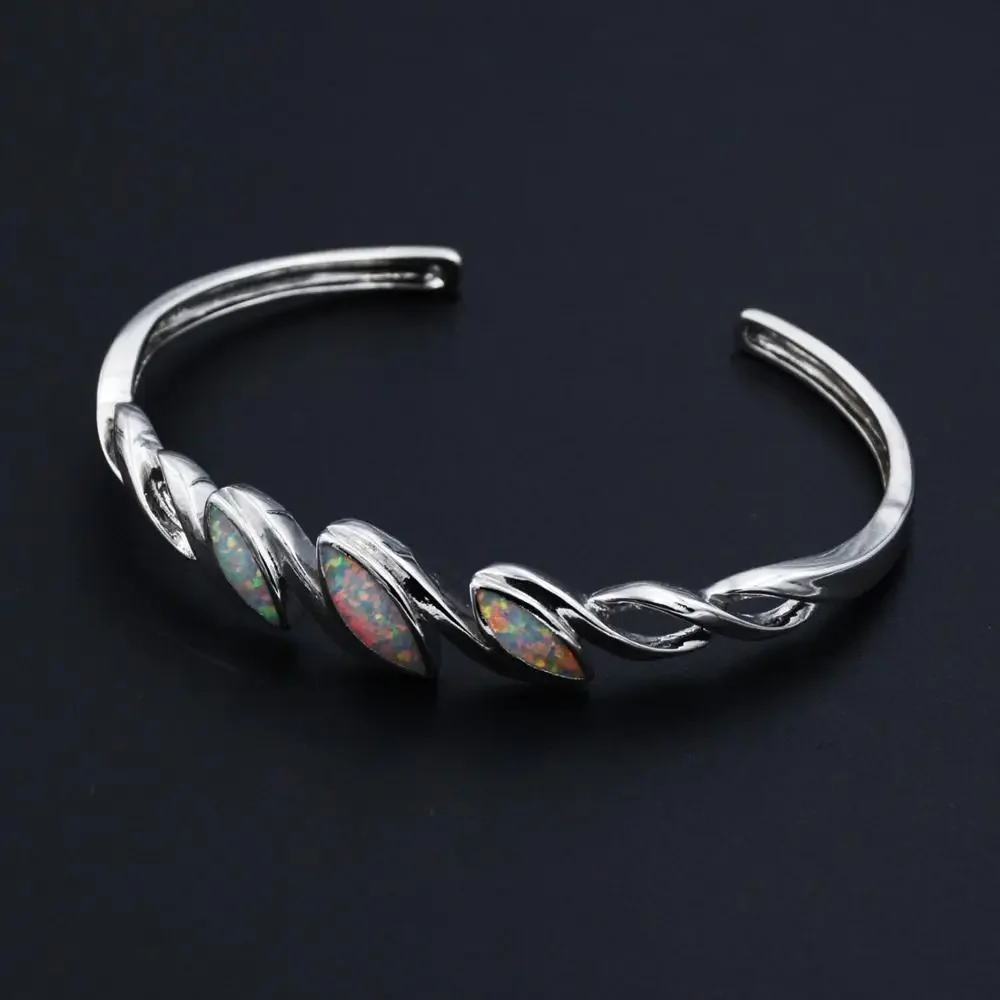 JLZ-030 New Design Fire Opal Horse Eye Opal Bracelet Gifts for Women