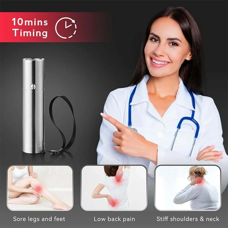 

Portable Cold Laser Therapy Device Near Infrared Light Physical Therapy For Joint Muscle Pain Inflammation