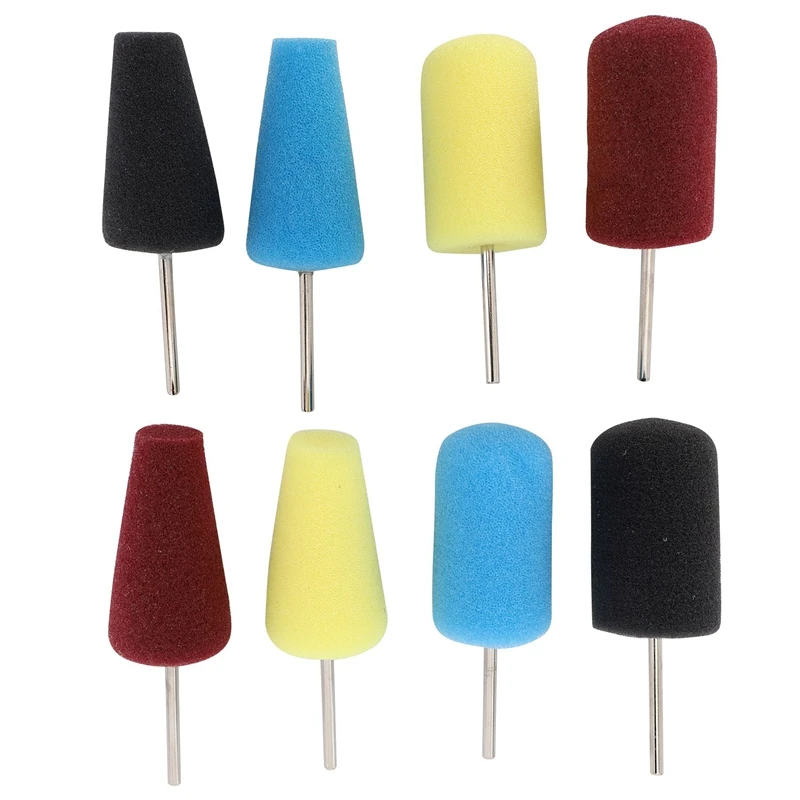 

Buffing Polishing Wheel Car Polish Buffing Shank Polishing Sponge Cone Metal Foam Pad Car Maintenance Automobile Cleaning Tool