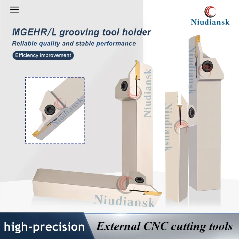 

CNC Grooving Cutter Rod MGEHR1212J-1.5D24 MGEHL2525-1.5 Slotted Tool Bar MGEHR/L Series White Knife Rod Used For Slotting Blades