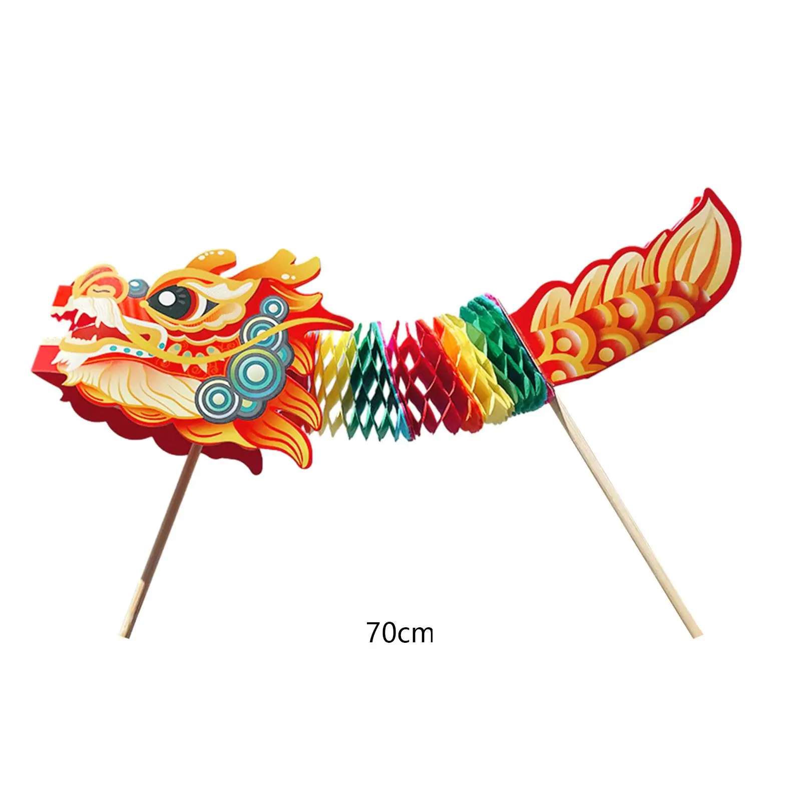 

Chinese Dance Dragon DIY Handmade Material Party Accessories Interactive Toy