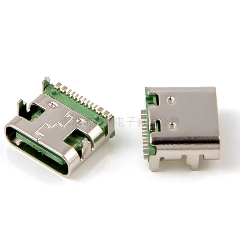 10Pcs USB Type-C 16P Female SMT  Socket  High Definition Transmission Interface Socket USB Connector For PCB DIY Charging Port