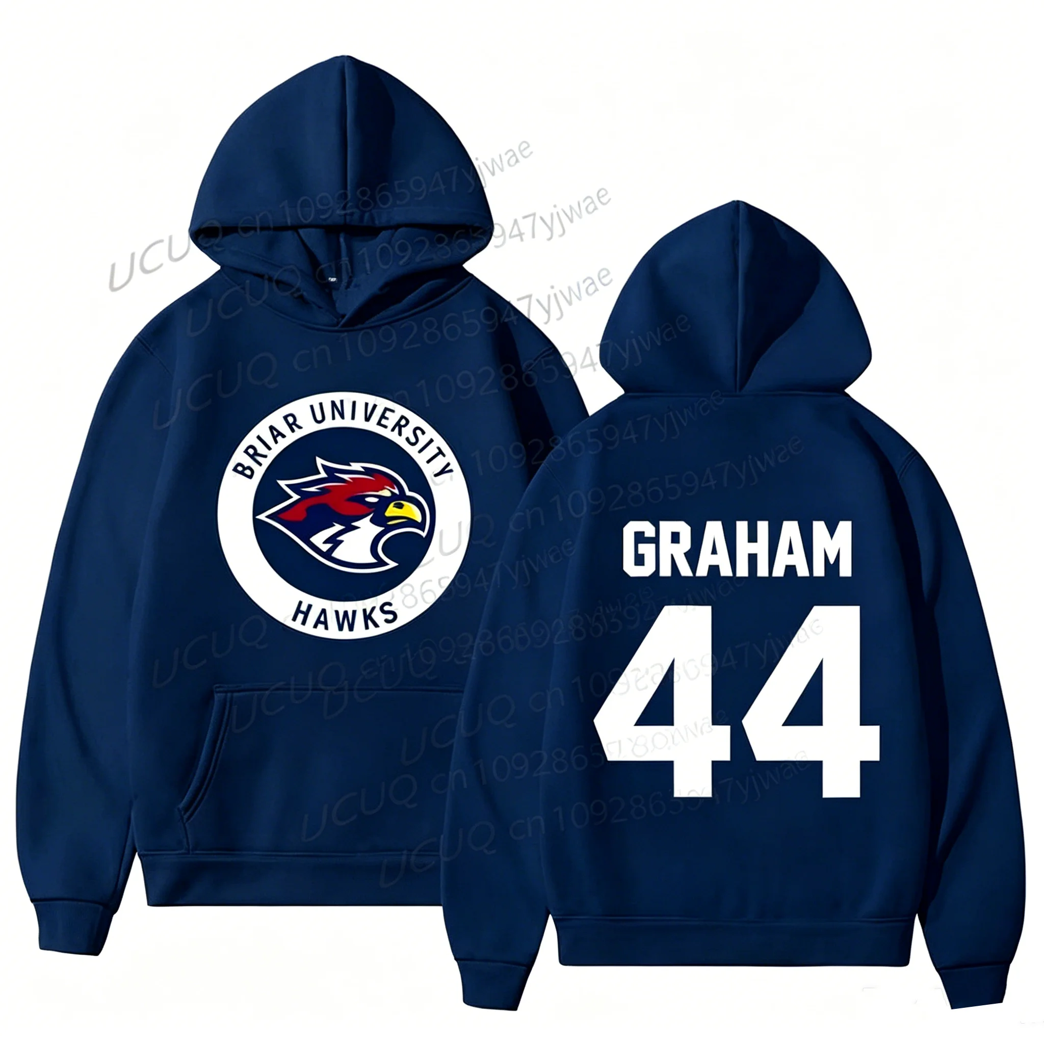 Off Campus Season 1 Print Men's Women's Hoodies Graham 44 22 Design Pullovers DI LAURENTIS 66 Graphic Print Sweatshirts