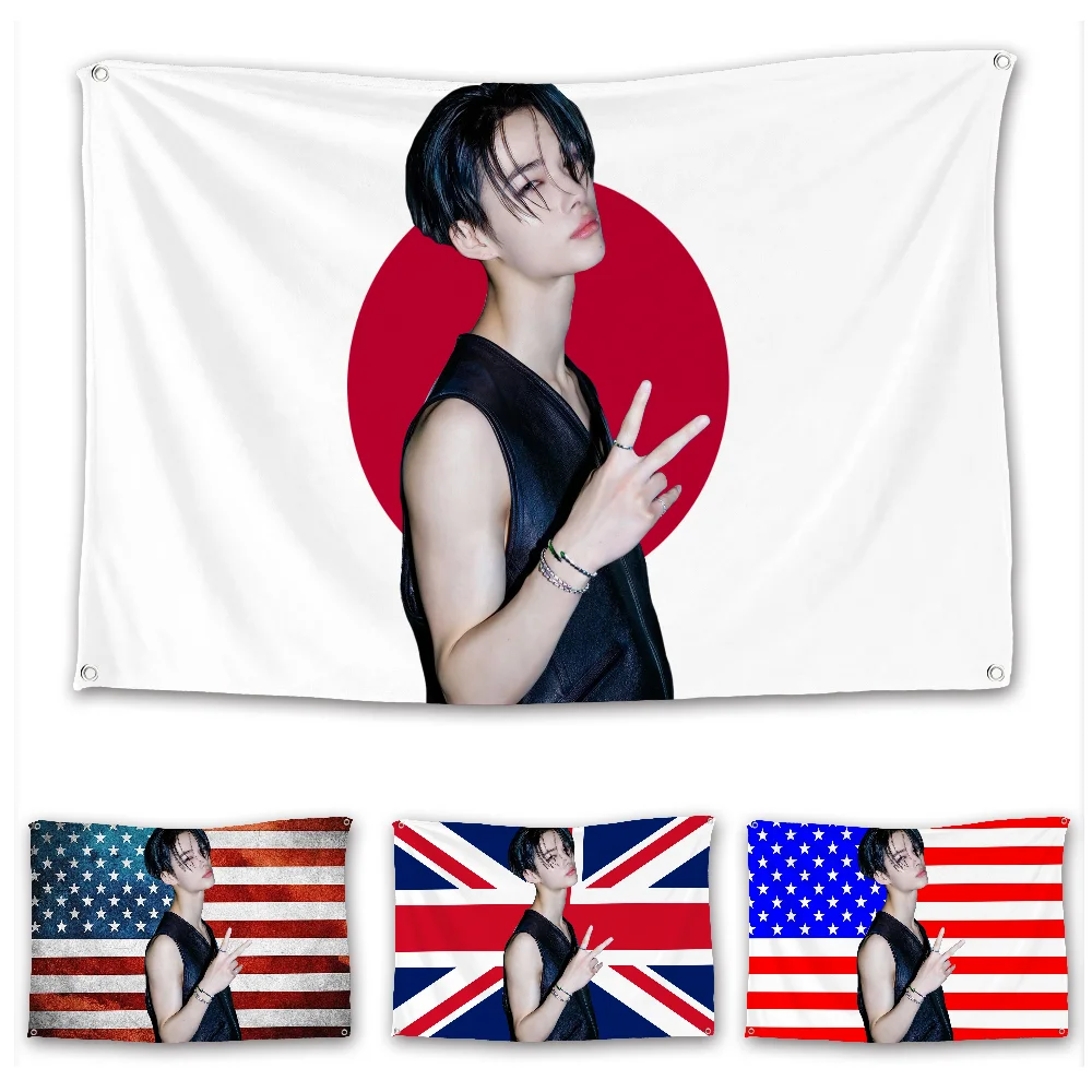 singer N-Ni-Ki Flag Indoor Outdoor Decorative Wall Art Decor Corporate Flag Printing Tapestry Banner