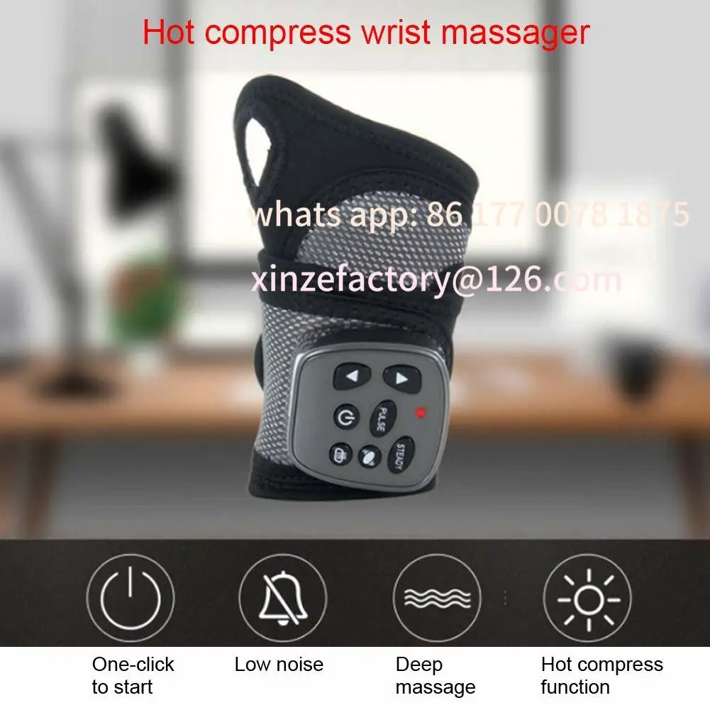 

Customizable Wrist Massager Multi-Function Joint Vibration Wristband Air Pressure Kneading Compress Meridian Physiotherapy