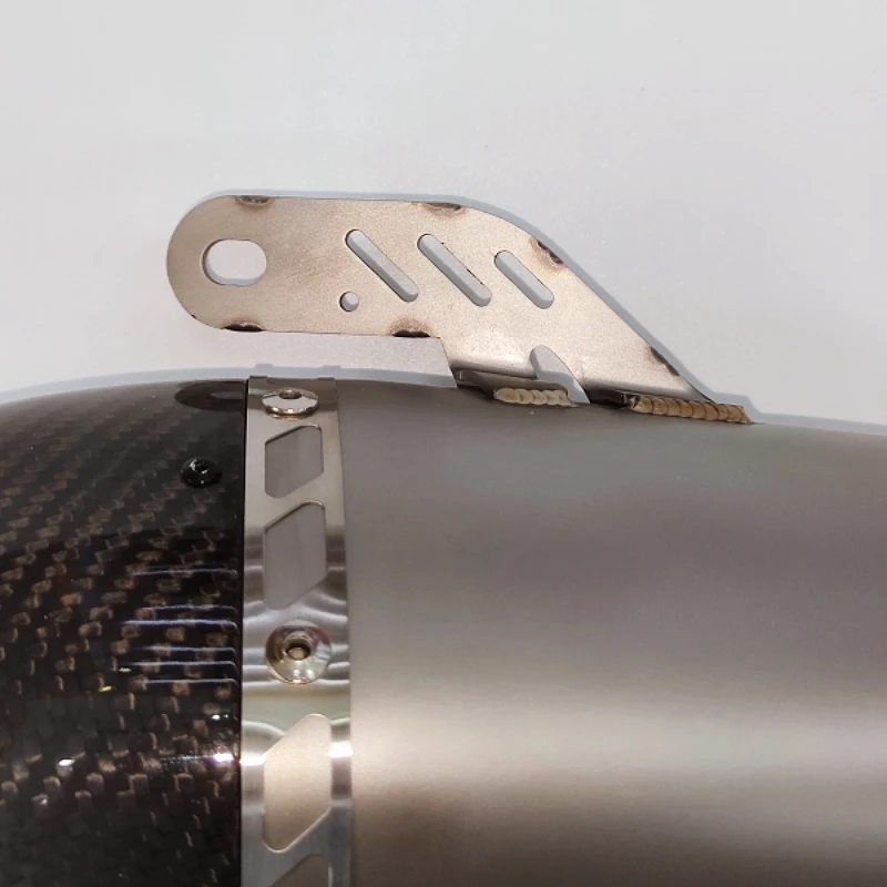 JPM قطع غيار الدراجات النارية عالية الجودة كاتم صوت ماسورة عادم الدراجة النارية من الفولاذ المقاوم للصدأ #3