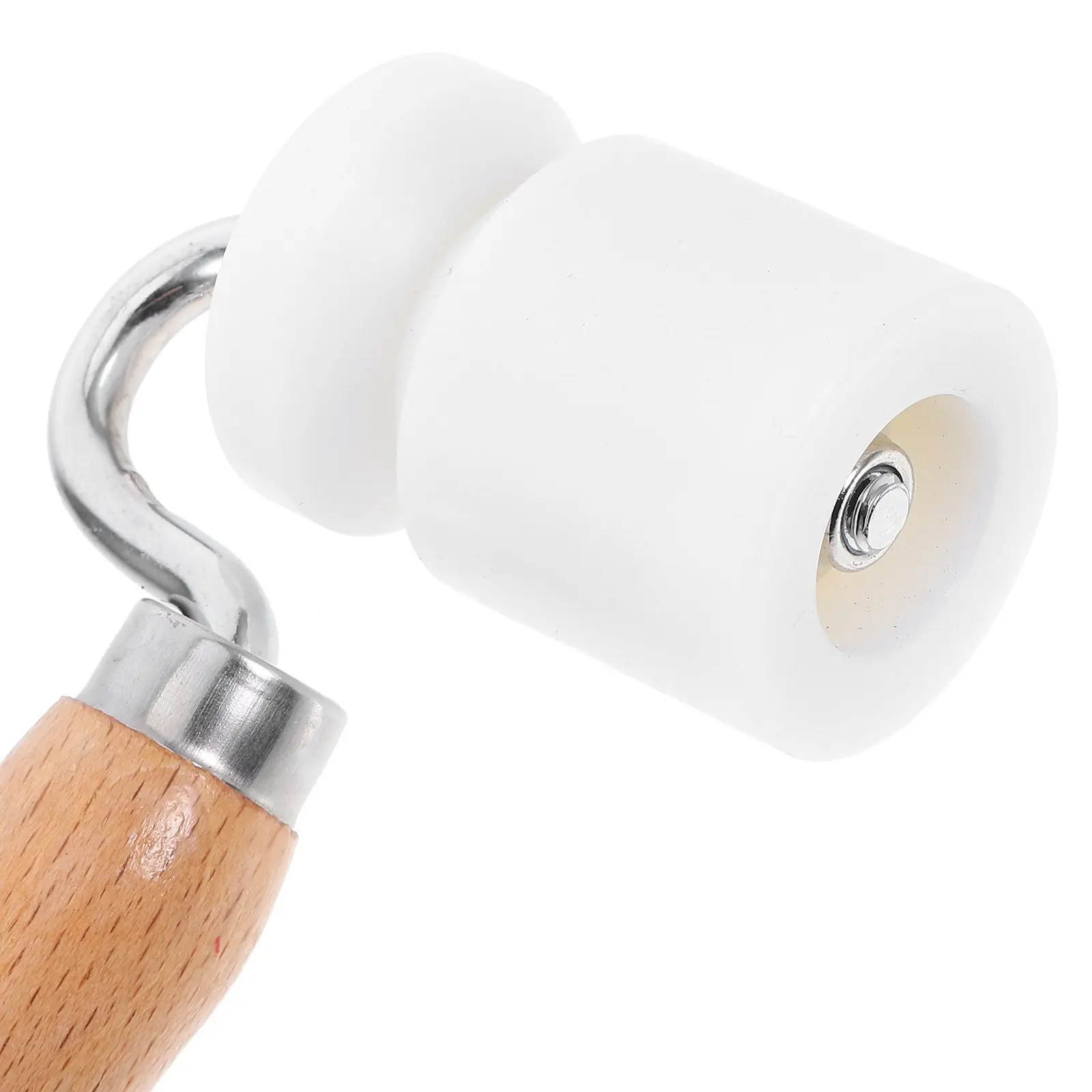 Wallpaper Seam Roller Tool Heavy Duty Bearing Beech Wood Handle Seamless Joint Flattening Corner Edge Bubble Prevention
