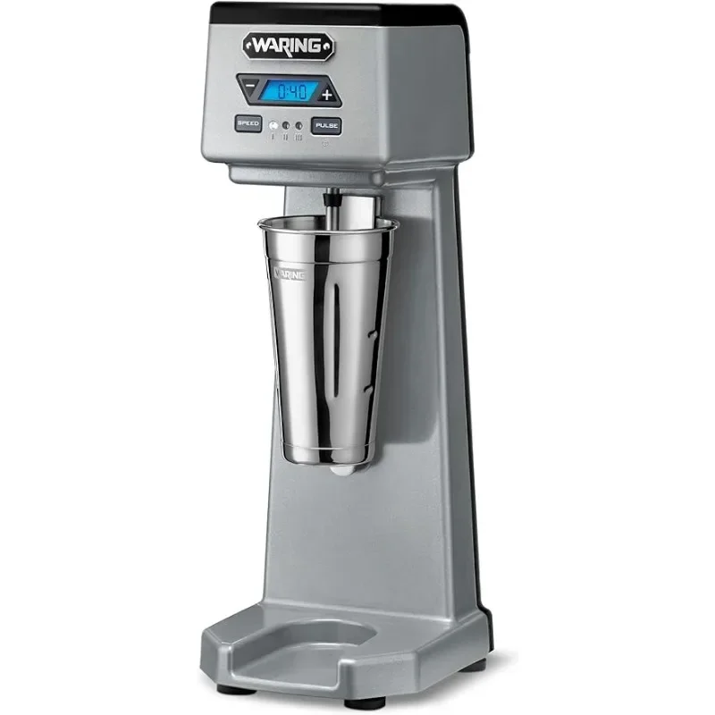 

Waring Commercial WDM120TX Heavy-Duty Single 1Hp Spindle Drink Mixer with Countdown Timer, Digital Display, Automatic Start/Stop