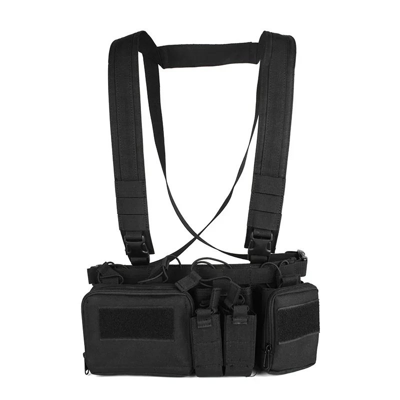 Tactical Belly Vest Male Multi-functional Outdoor Quick Demolition Equipment Rice Color Lightweight Protective Vest