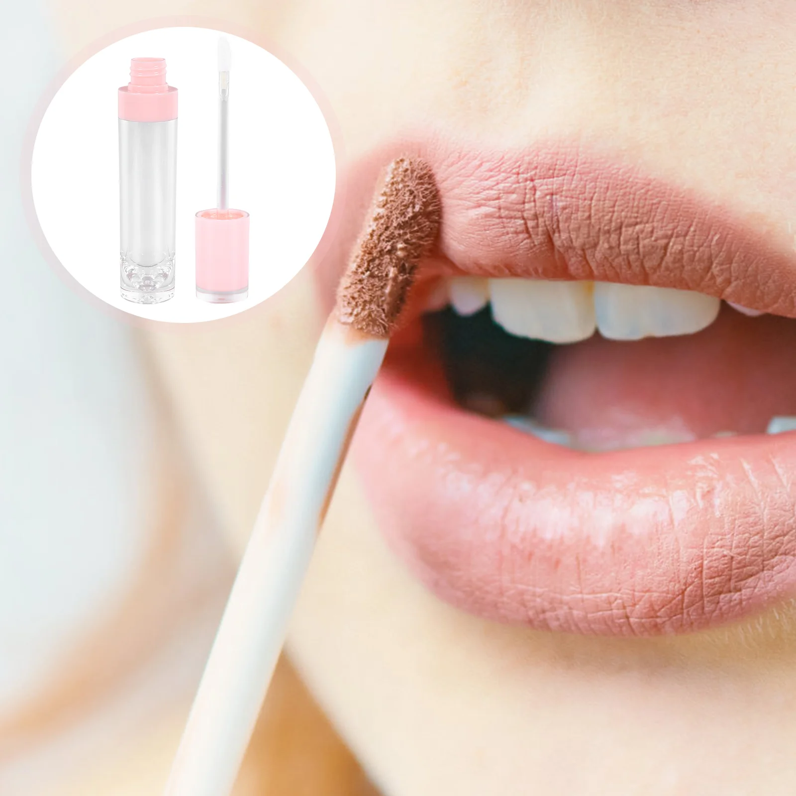 4-delige lege buis van lipglosscontainers lippenstift doe-het-zelf-flessen kleine buizen organizer helder