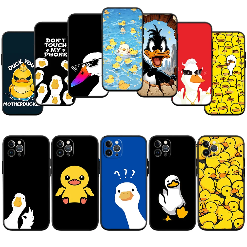 Funda de teléfono con dibujos de pato para Huawei Mate 20 P Smart + P20 P30 Lite Pro Y5p Y6p Y6s Y7a Y8p Y8S Y9 Prime Y9S