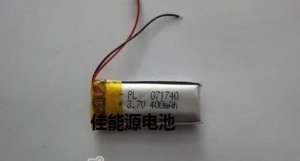 

Новый 3,7 В 071740 400 мАч MP3 MP4 полимерная литиевая батарея MP5 Bluetooth стерео небольшой фонарик перезаряжаемый литий-ионный аккумулятор хороший A