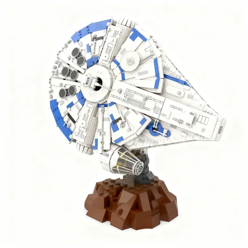 1073PCS MOC Creative Building Kessel Run Display Stand Model Custom Puzzle DIY Ideas Toy Birthday Gift Bricks Holiday Gifts