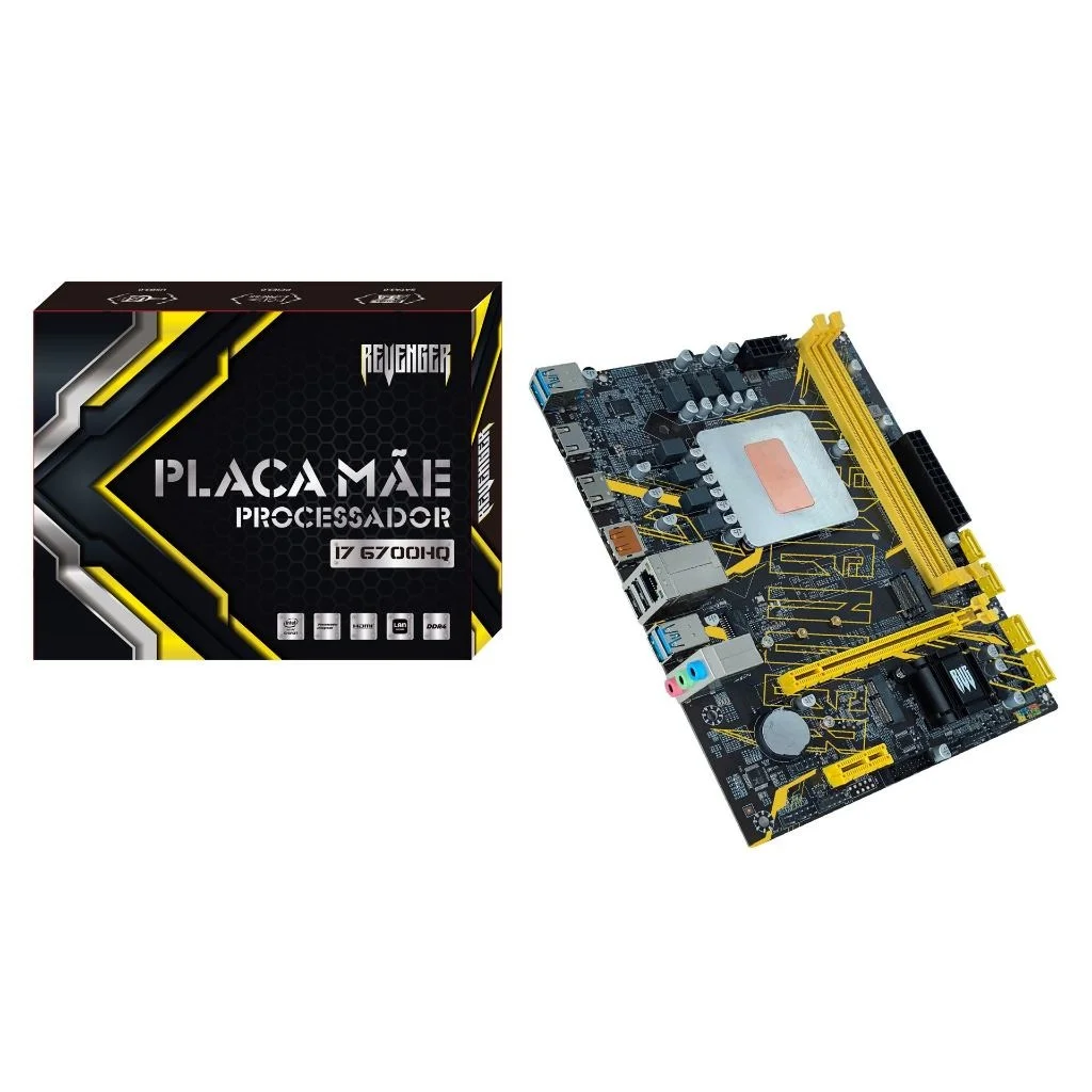 Placa Mãe C/processador Integrado I7 6700hq Ddr4 Até 64gb