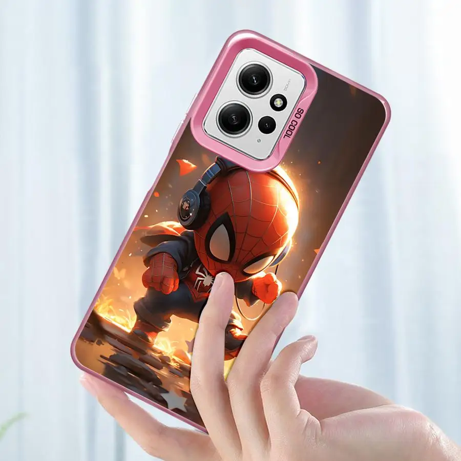 Marvel Sipider Man Phone Case for Xiaomi Redmi Note 13 Pro Plus 11 Pro 10 5G 11s 12 Pro 12s Soft Back Cover