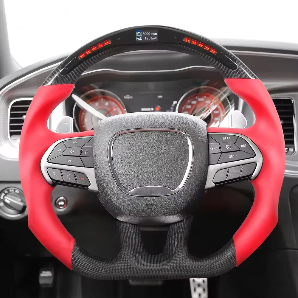Picture 7: Cool Custom LED Smart Steering Wheel for Dodge Charger/Challenger/Hellcat/Durango SRT