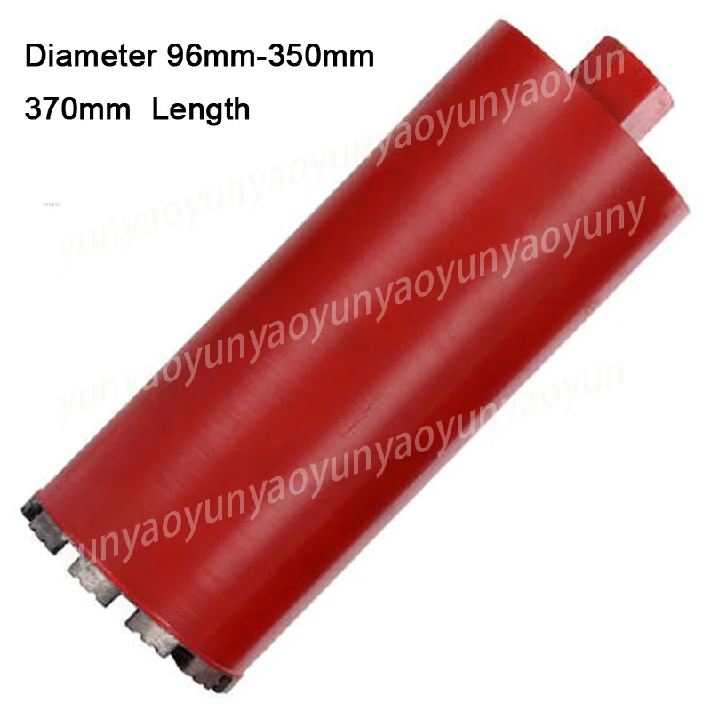 Diamond Core Drill Bit 96-350mm 350mm Length for Wet Concrete Masonry Drilling
