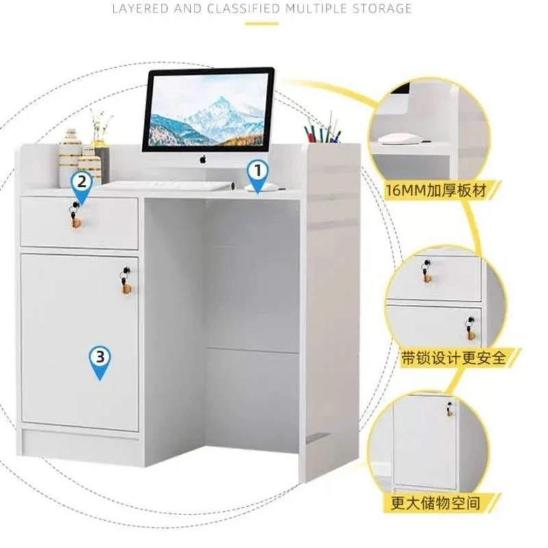 Cassiere semplice e moderno negozio piccolo bancone Bar commerciale Reception Reception Reception Reception
