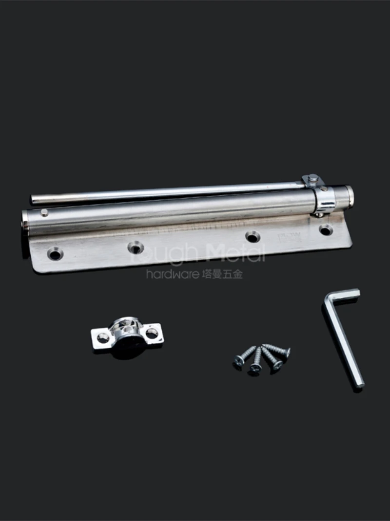 Adjustable Door Closer Stainless Steel Automatic Spring Latch Hinge For Home Office Fire Rated Door Furniture Hardware