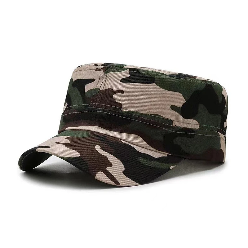 Flat Cap Fashion Camo Baseball Hat Adjustable Classic Fashion Sunshade Hat For Women Men Gorras Outdoor Sport CapsUniversal Box