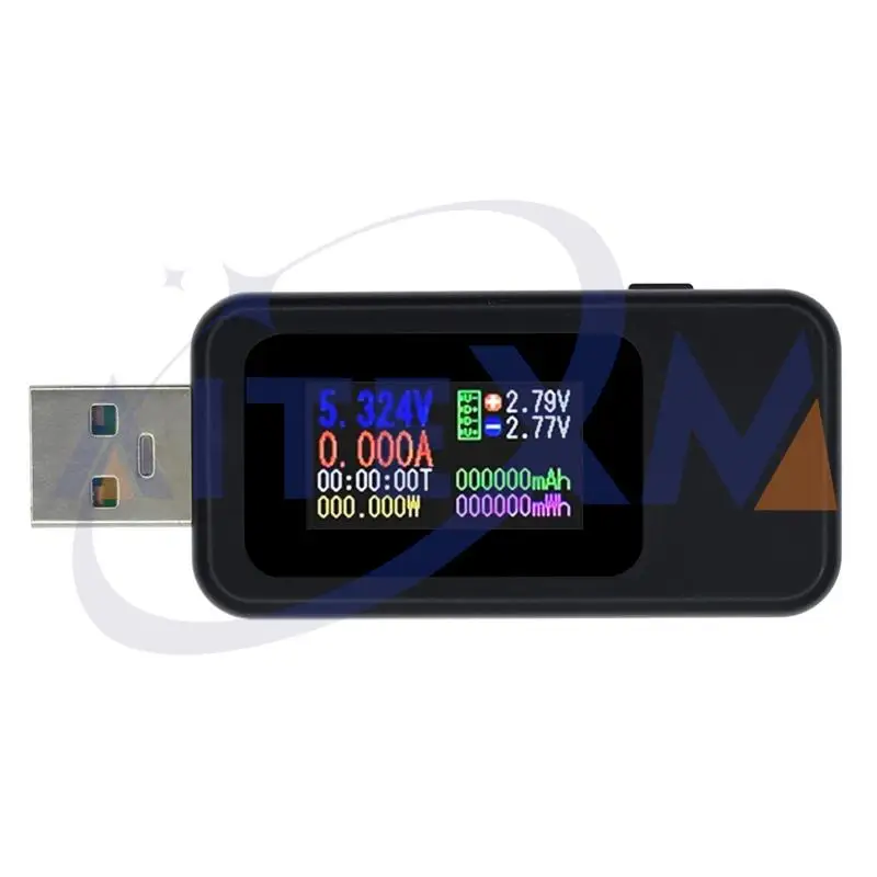 10 in 1 USB Tester DC Digital Voltmeter Amperimetro Current Voltage Meter Amp Volt Ammeter Detector Power Bank Charger Indicator