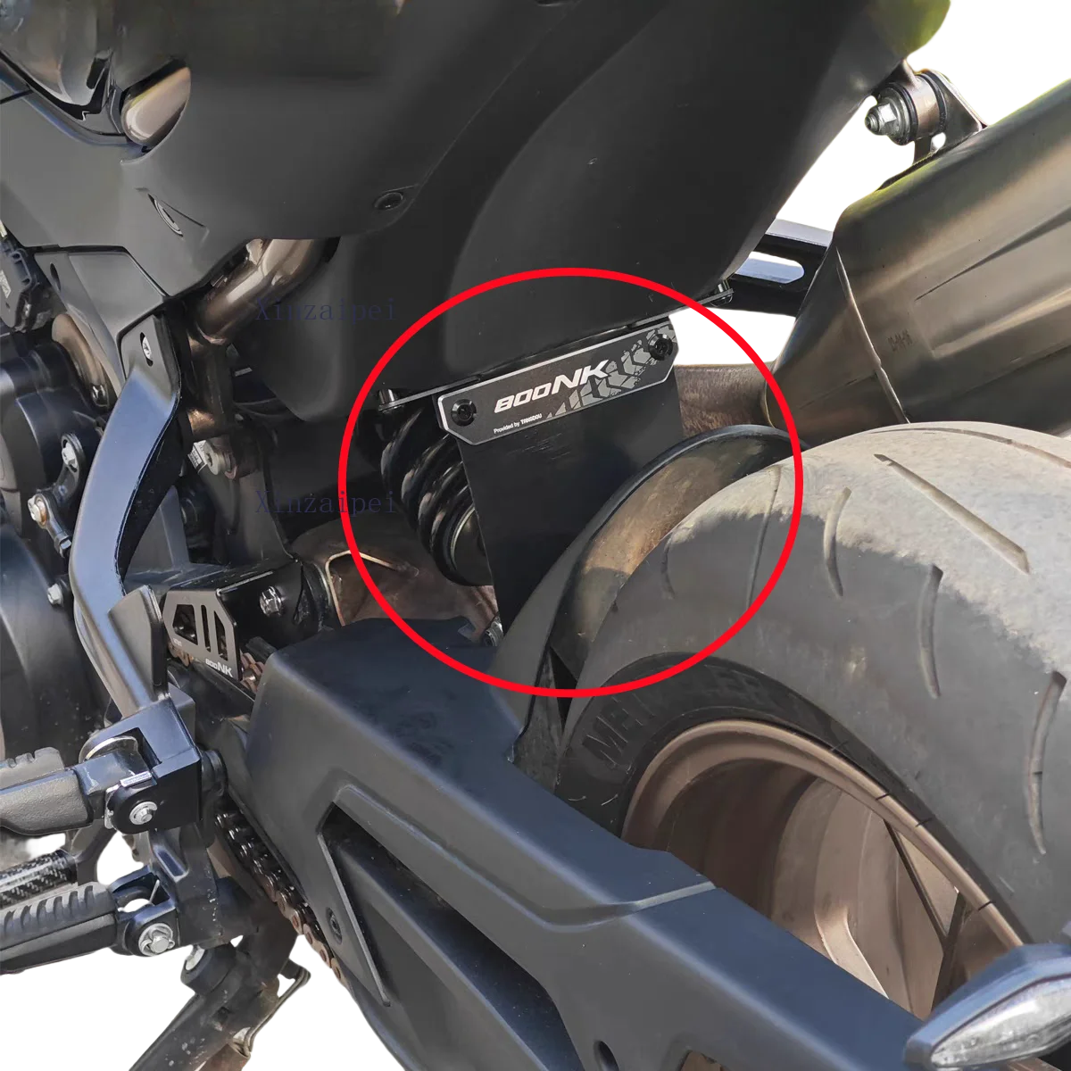 

For CFMOTO 800NK 800MT Modified Rear shock absorber mudguard Motorcycle Accessories CF800-5-8 fender