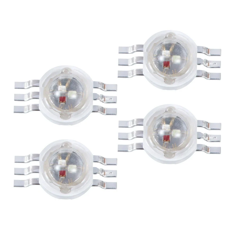 10PCS Imitation lumen Full-Color 3W RGB SMD LEDs And 4W High-Brightness 8-Pin RGBW Color High-Power LED Lamp Beads