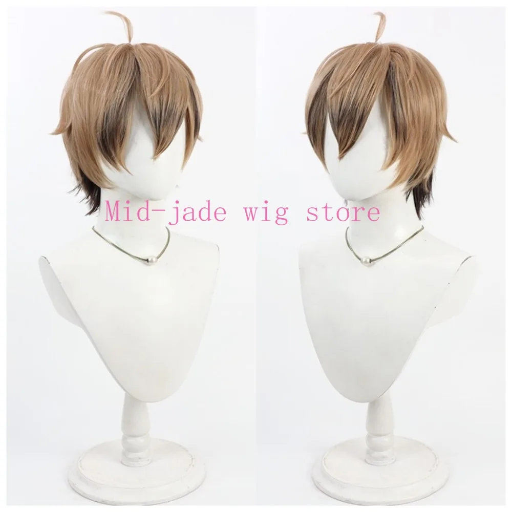Jin Kougasaki Cosplay Wig Realistic Scalp Gradient Hair for Valentine Anime Event and Studio Photo Shoot