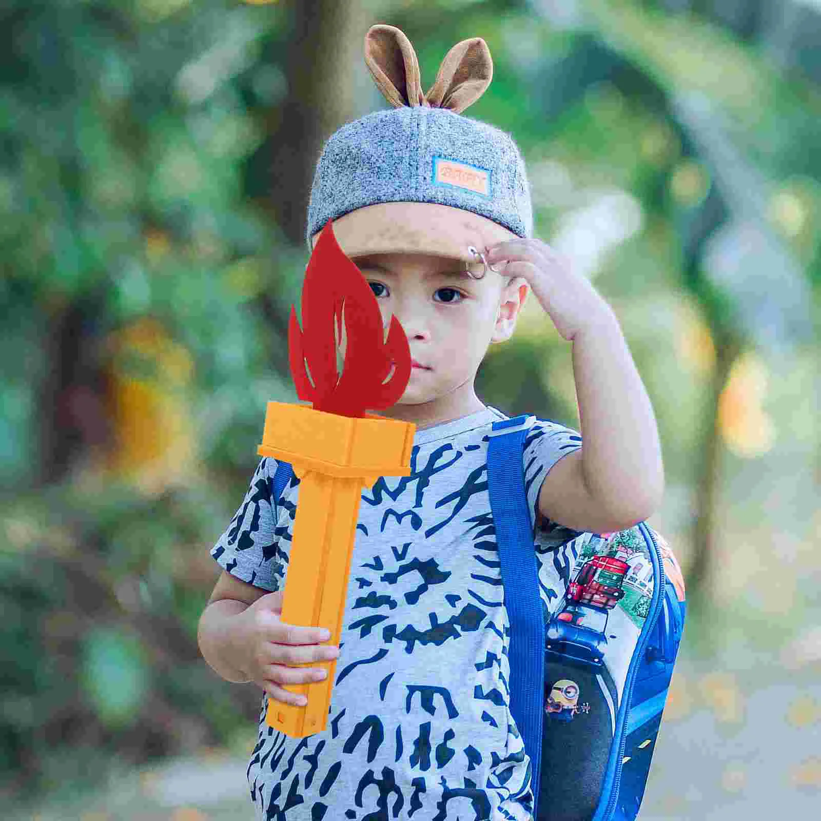 Decorações de banheiro tocha adereços brinquedos divertidos artificial ao ar livre para cosplay festa favores banquete