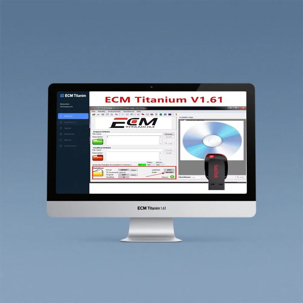 

Программное обеспечение ECM Titanium 1.61 с более чем 26000 драйверами, инструмент для ЭБУ, совместимый с Windows 10 - 2025, горячая новинка: программное обеспечение для ремонта автомобилей