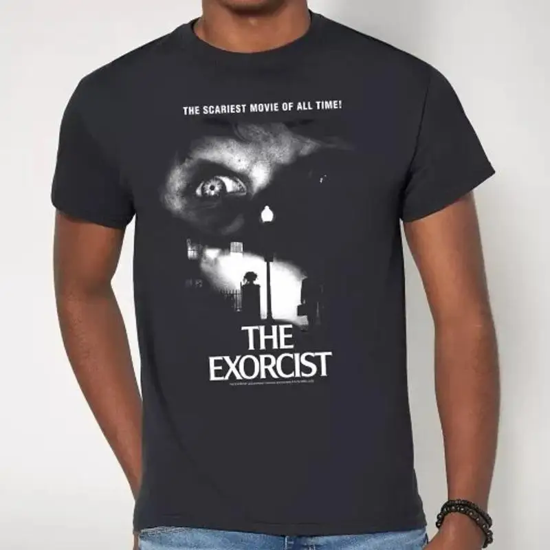 جديد ملصق طارد الأرواح الشريرة 1973 فيلم رعب رجل خمر تي شيرت