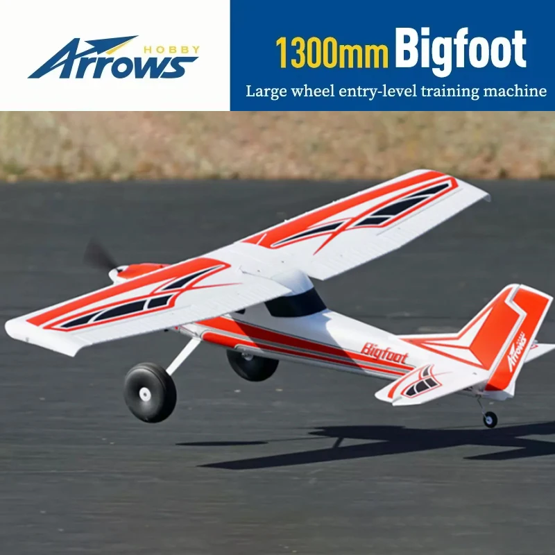 Blue Arrow 1300mm Large Size Training Machine Foot Low-Speed Remote Control Outdoor Assembly Foam Aircraft Fixed Wing PNP RTF