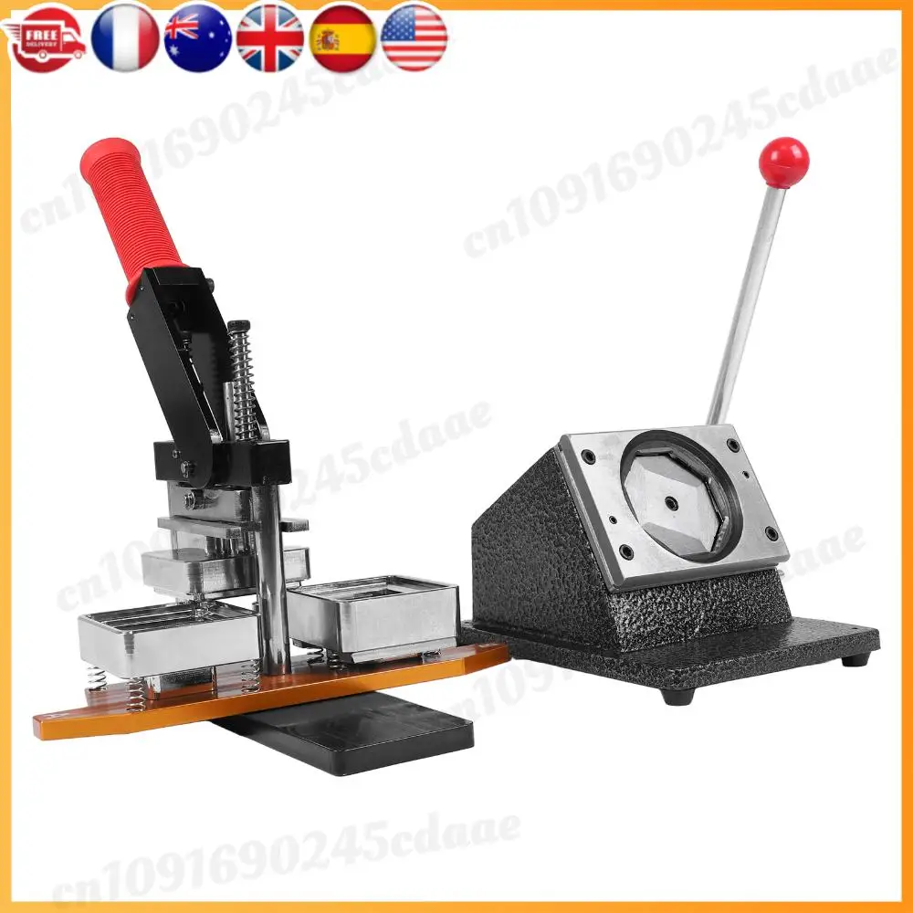 

50*50mm Square Fridge DIY Photo Magnet Making Machine W/100 Set Materials Photo Magnet Making Kit for Crafting Home Use Business