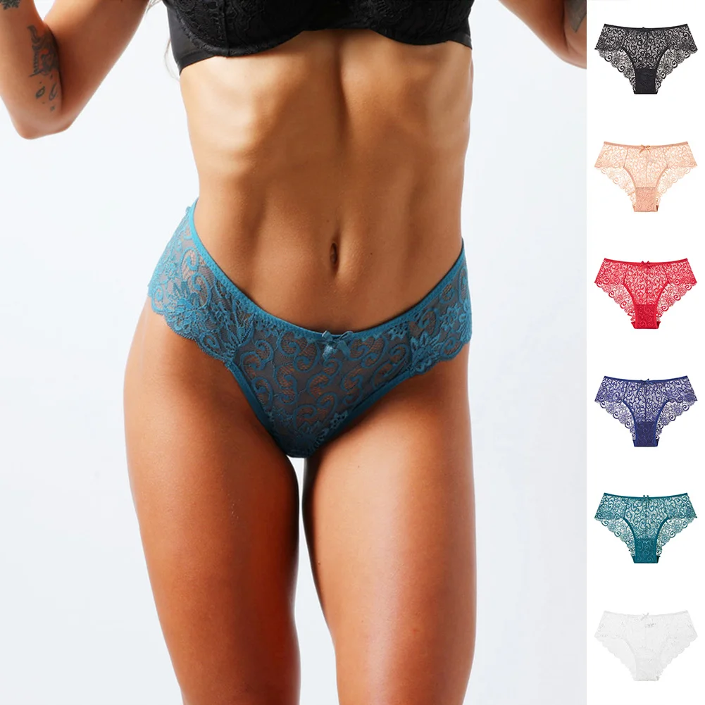 Ideal For Vacation Tag Size S-XL Mid-Rise Underwear Breathable Lace Underwear Alluring Soft Fabric Brand New Condition