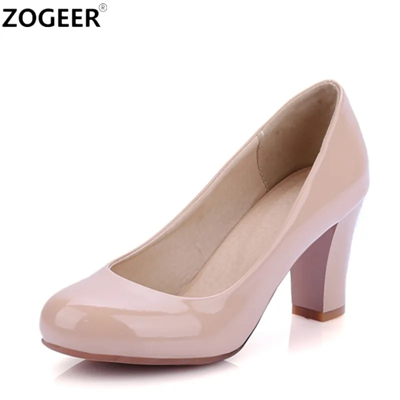 Elegant Red White Nude High Heel Women Pumps Shoes Large size 45 Casual Party Office Wedding Shoes Lady Dress Pump Comfortable