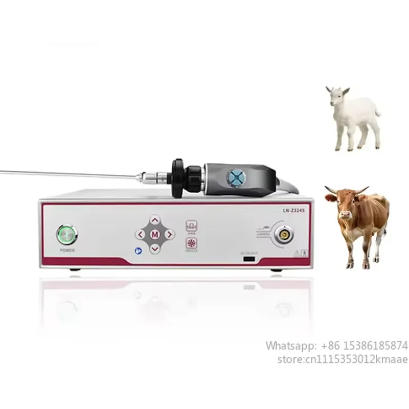 Vequyn Veterinary Endoscope Camera – Full HD, 7-inch Touchscreen, Multi-Interface System for Animal Hospital Use