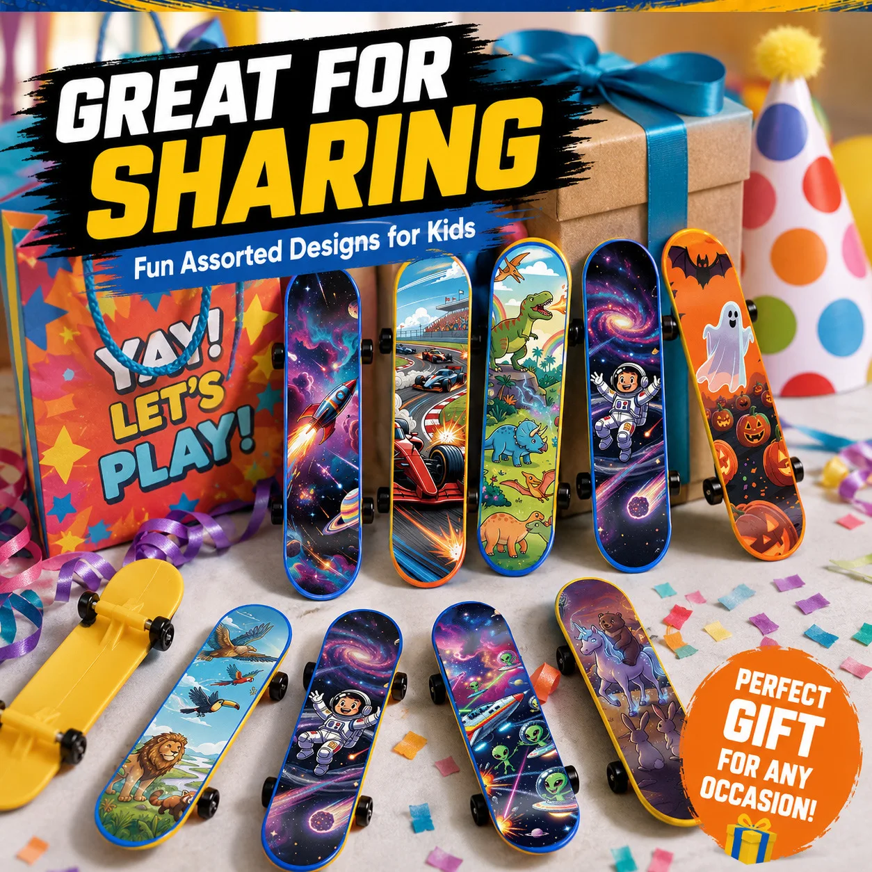 Mini Fingerboard Skateboard Spielzeug-Set mit doppelseitigem Muster, kreative Neuheit Fingerboards für Kinder und Skate-Liebhaber. – Detail 3