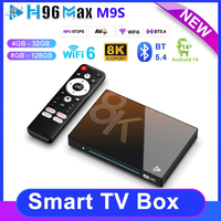 H96 MAX M9S Android14 Rockchip RK3576 TV Box AI VisionPQ TV Box Support 8K Video Decoding 8G 128G LPDDR4 BT Wifi6 Media Player
