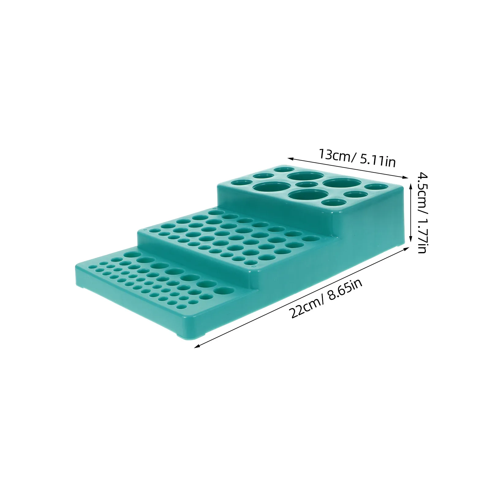Plastic Trapezoidal Test Tube Rack Multipurpose Holder Educational Equipment Sampling Tubes Reusable Ganizer Laboratory Supplies