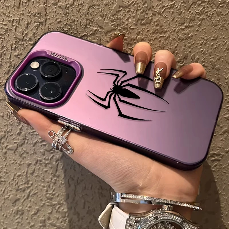 حافظة لهاتف آيفون 17 16 برو ماكس 14 13 12 11 حافظة لهاتف آيفون 17 اير 15 برو 16 بلس XR XS ماكس مارفل سبايدر مان باتمانز eتوي