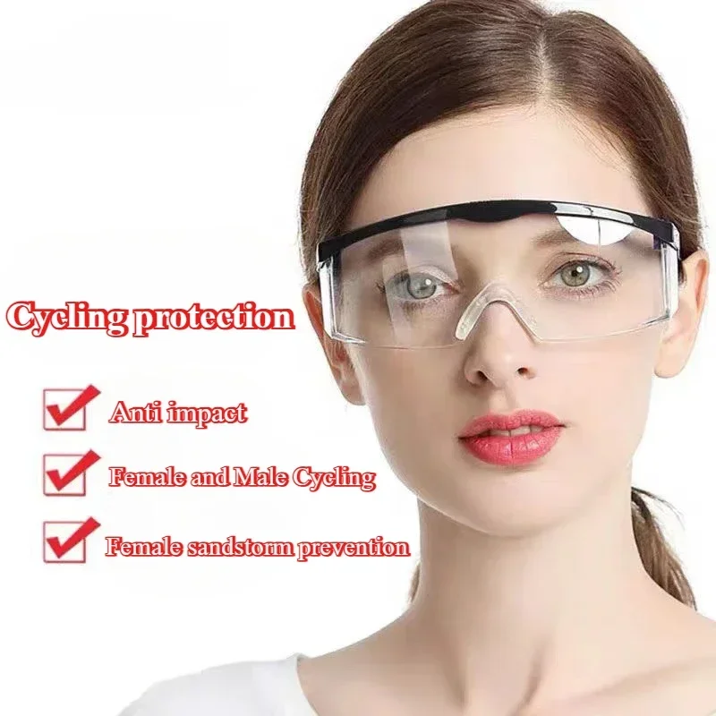 1Pcs Anti-Splash Work Safety Glasses Eye Protecting Lab Goggles Protective Industrial Wind Dust Proof Goggles Cycling Glasses