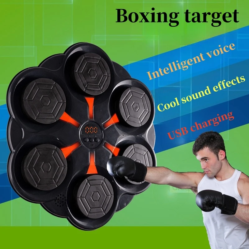 Smart Bluetooth Music Boxing Target, Children\'s Music Boxing Machine, Adult Home Fitness Sports, Electronic Boxing Wall Target