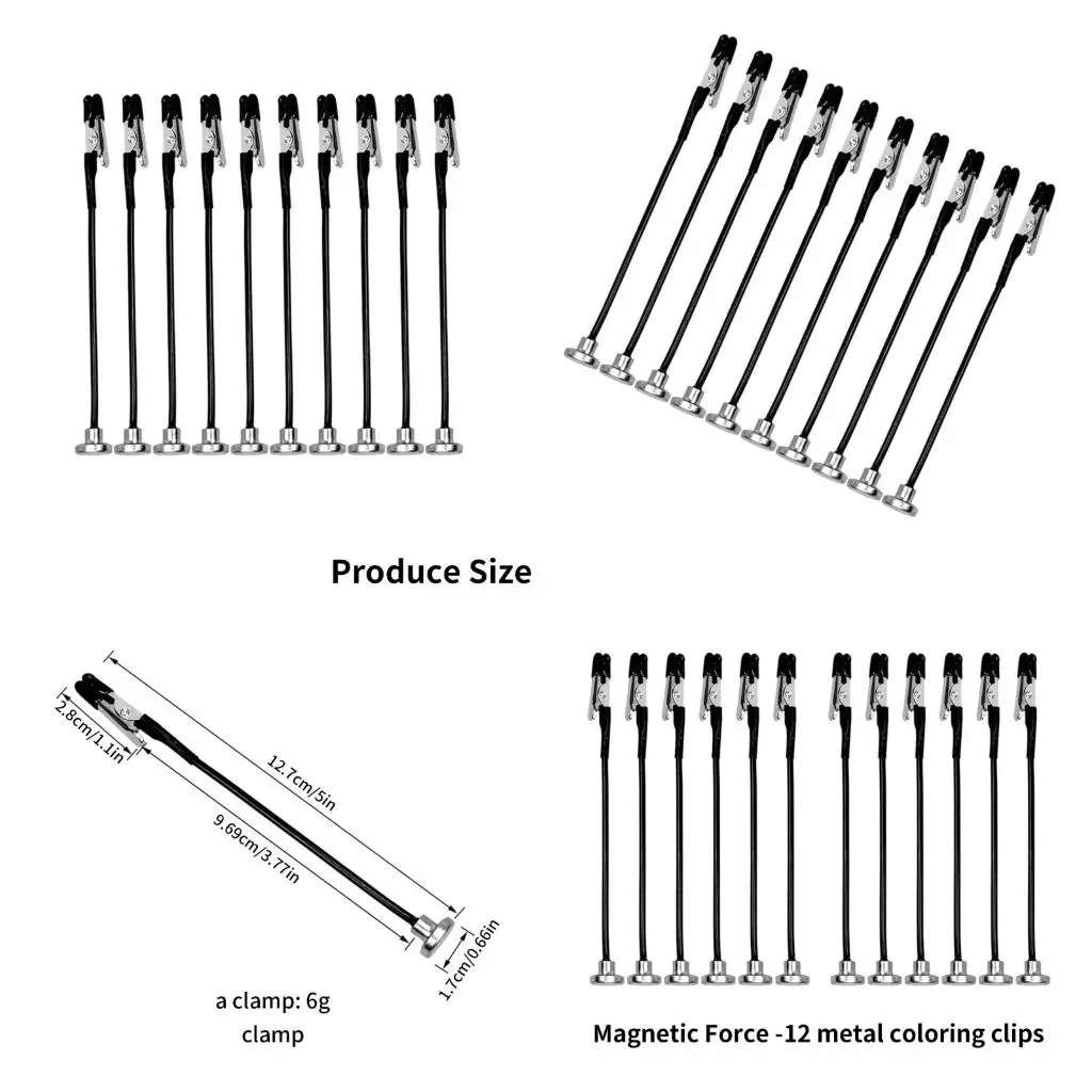 

10 шт. магнитные зажимы-крокодилы для стабильной модели для любителей рисования и рукоделия, высокое качество