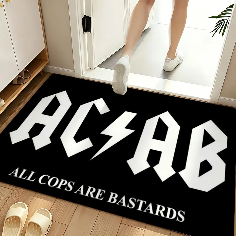 Fashion A-A.P.C Floor Mat Soft Flannel Entrance Door Mat Non Slip Absorbent Bathroom Bedroom Floor Rug