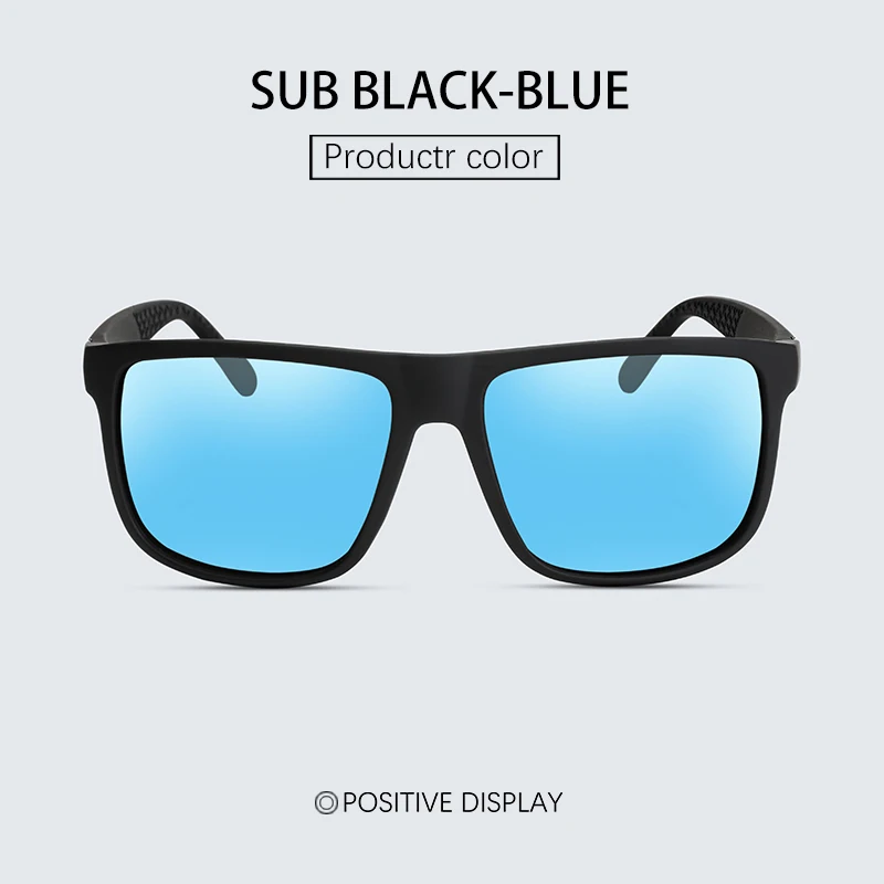 Marke Designer männer Sonnenbrille Vintage Quadrat Sonnenbrille Männer Frauen Luxus Fahren Angeln UV400 Brillen Männer – Detail 5